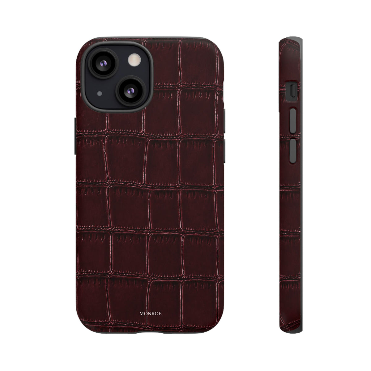 Burgundy Croc Tough Case
