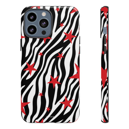 Zebra Red Stripes Tough Case