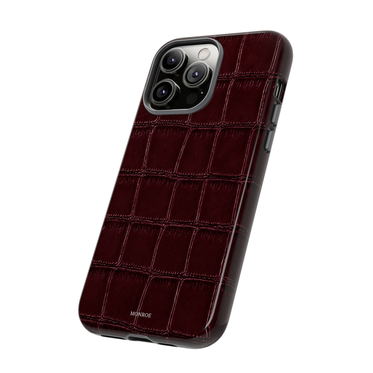 Burgundy Croc Tough Case