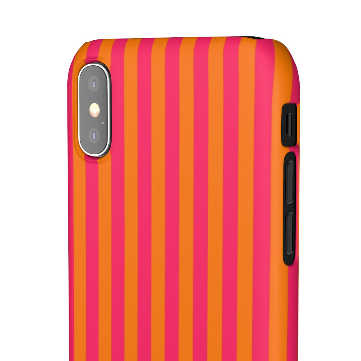 Striped Orange & Pink Case