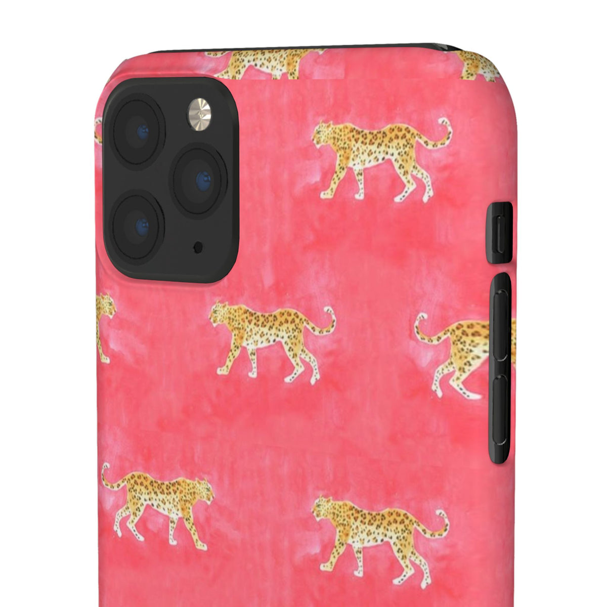 Pink Watercolor Leopard Case