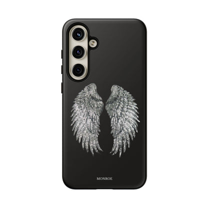 Silver Wings Black Tough Case
