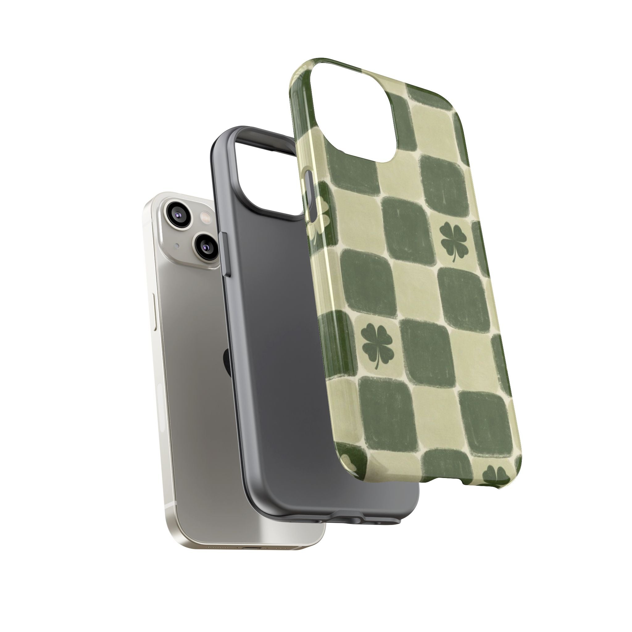 Clover Checker Tough Phone Case