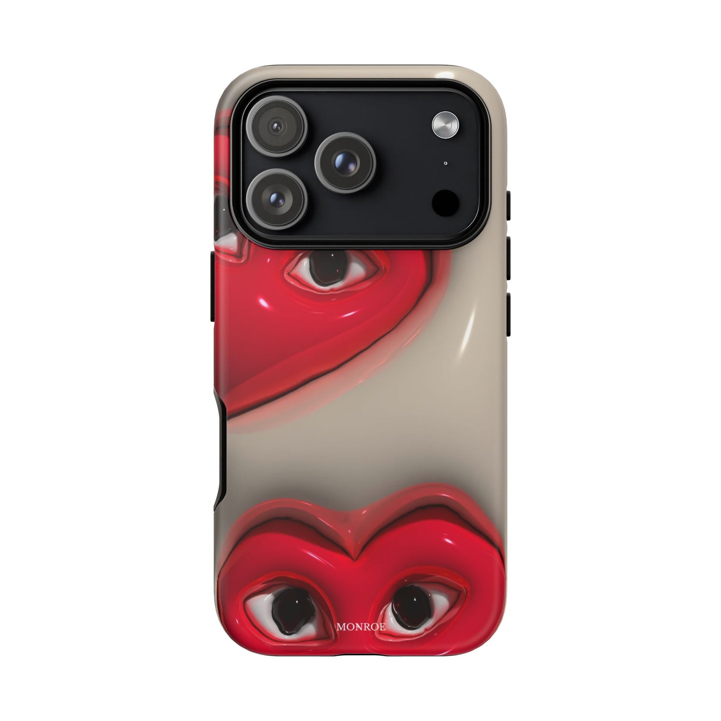 Red Heart Eyes Tough Case