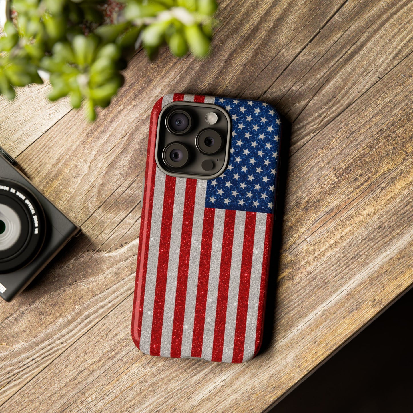 America Glitter Tough Case