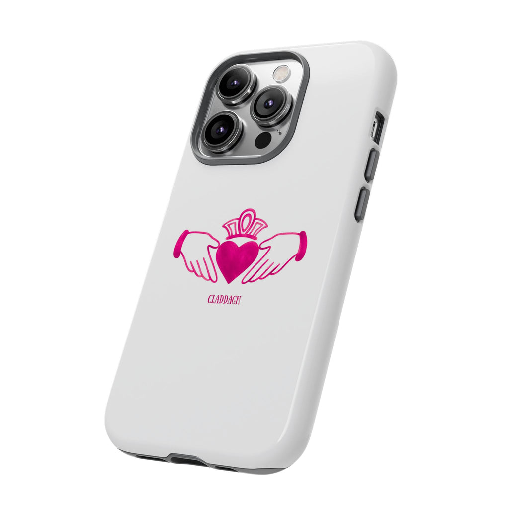 Pink Irish Claddagh Symbol Tough Phone Case
