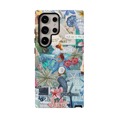 Tropical Beach Collage Tough Case