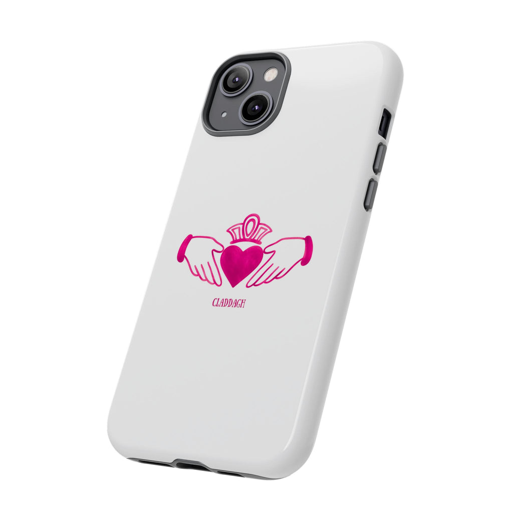 Pink Irish Claddagh Symbol Tough Phone Case