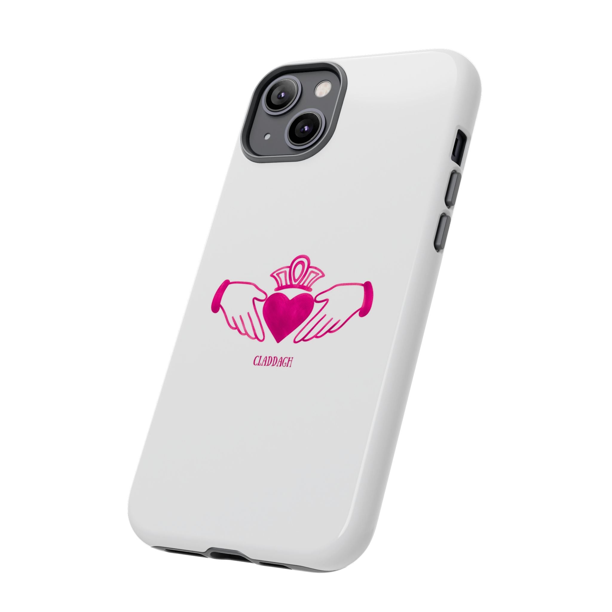 Pink Irish Claddagh Symbol Tough Phone Case