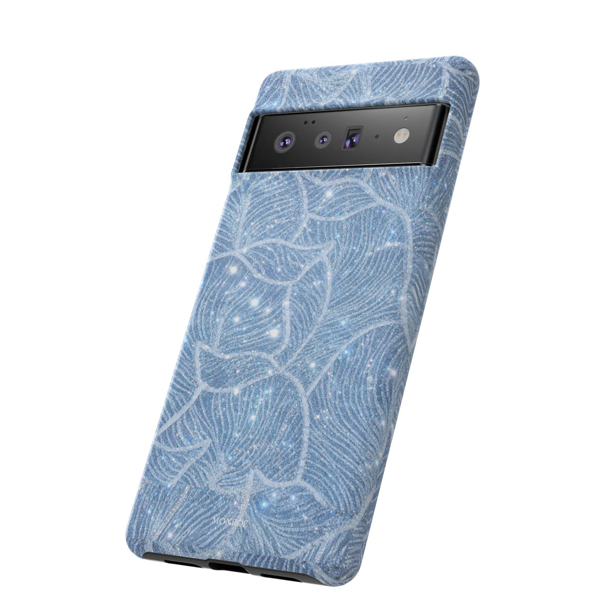 Glacier Blue Floral Tough Case