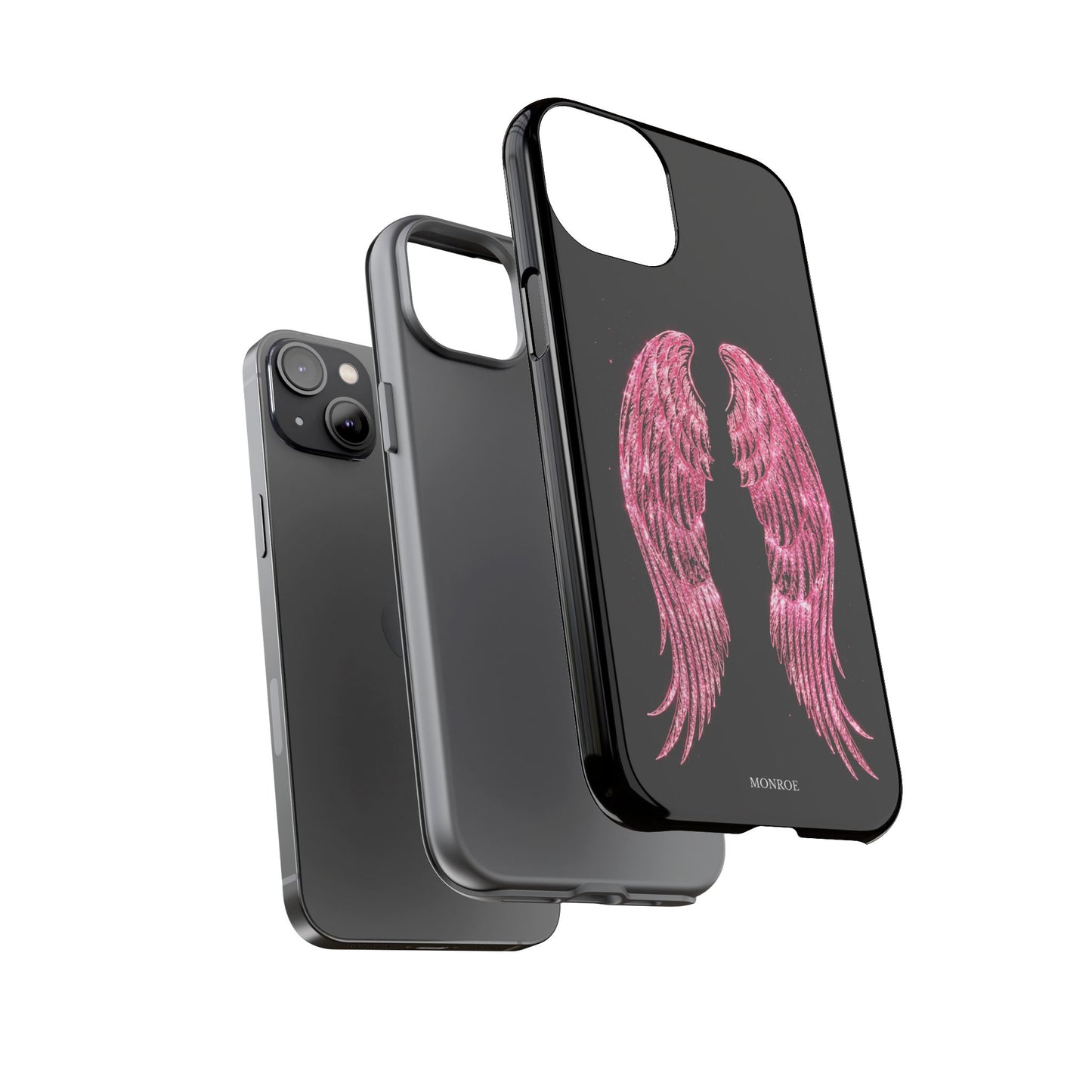 Pink Glitter Angel Tough Case