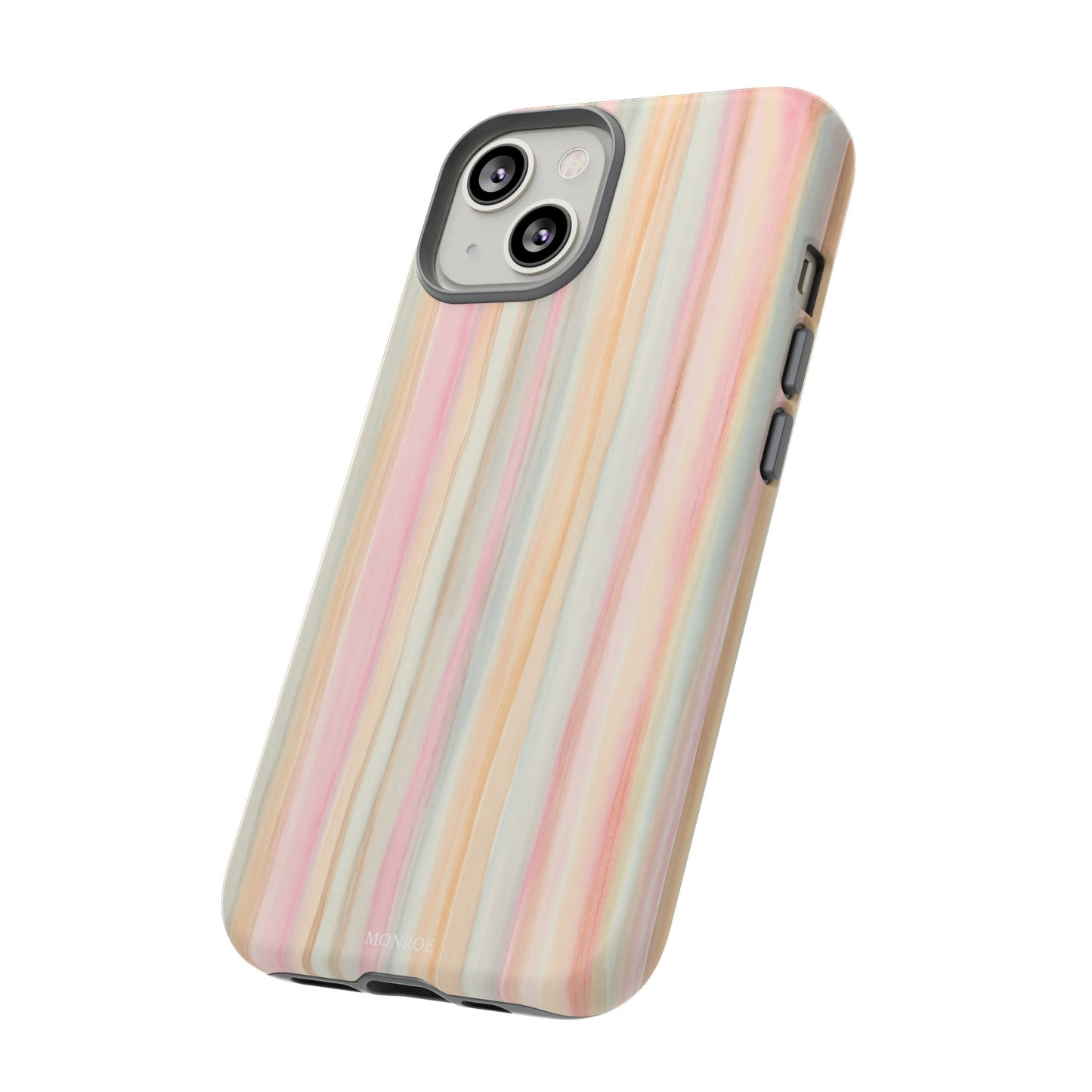Pastel Watercolor Stripe Tough Case
