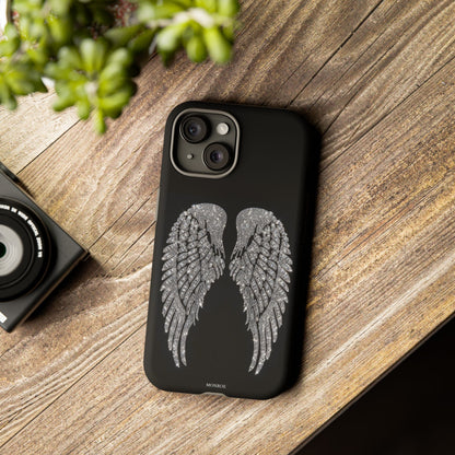 Silver Angel Wings Tough Case