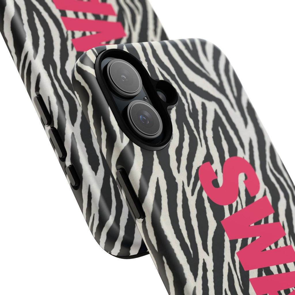 'SWAG' Zebra Print Tough Case