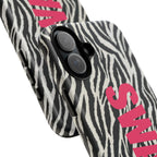 'SWAG' Zebra Print Tough Case