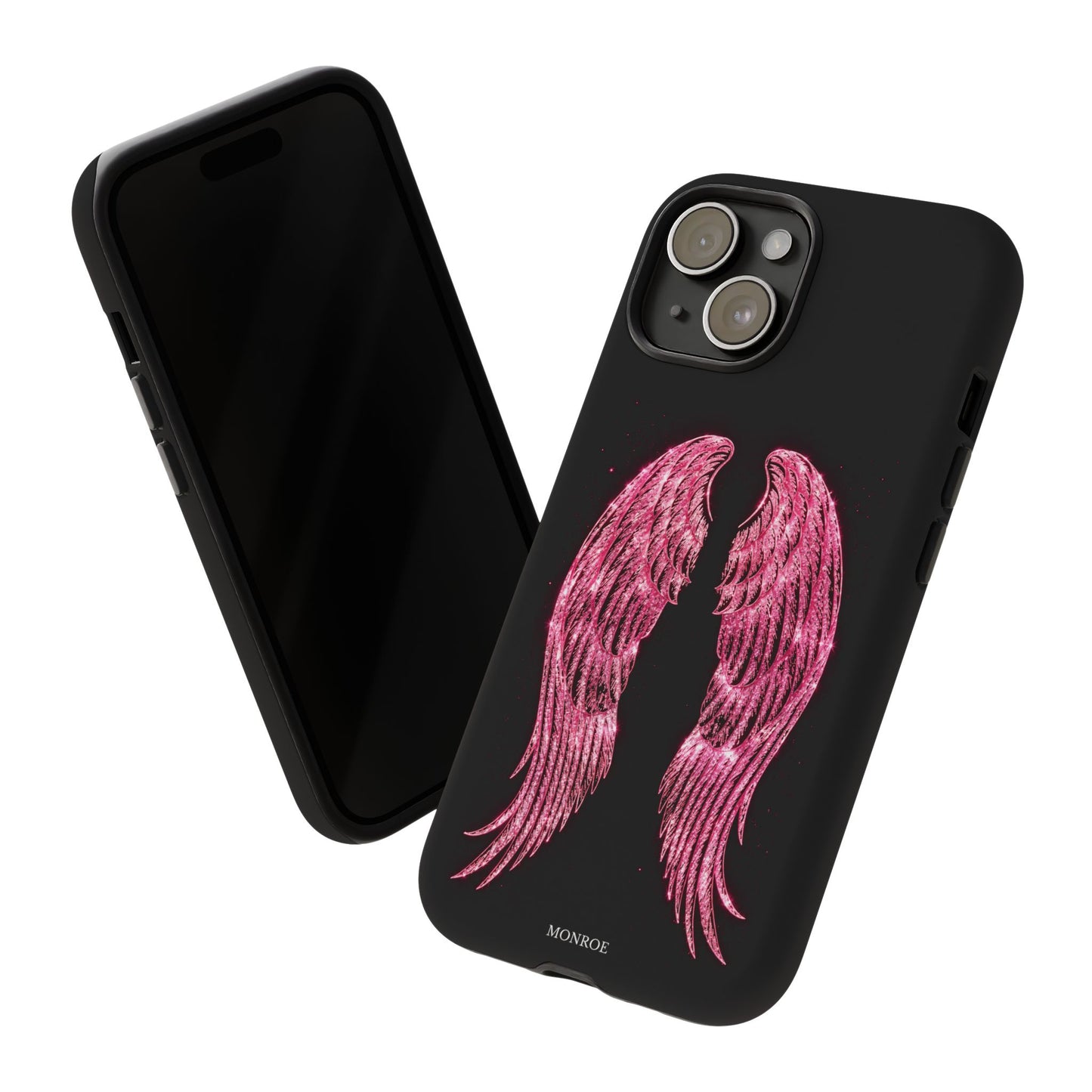 Pink Glitter Angel Tough Case