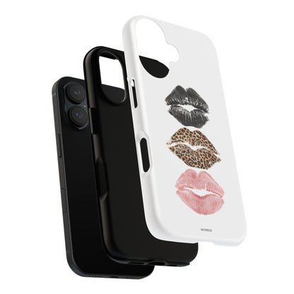 Leopard Glam Lip Tough Case