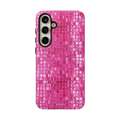 Hot Pink Mosaic Tough Case