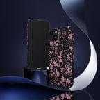 Pink Lace Pattern Tough Phone Case