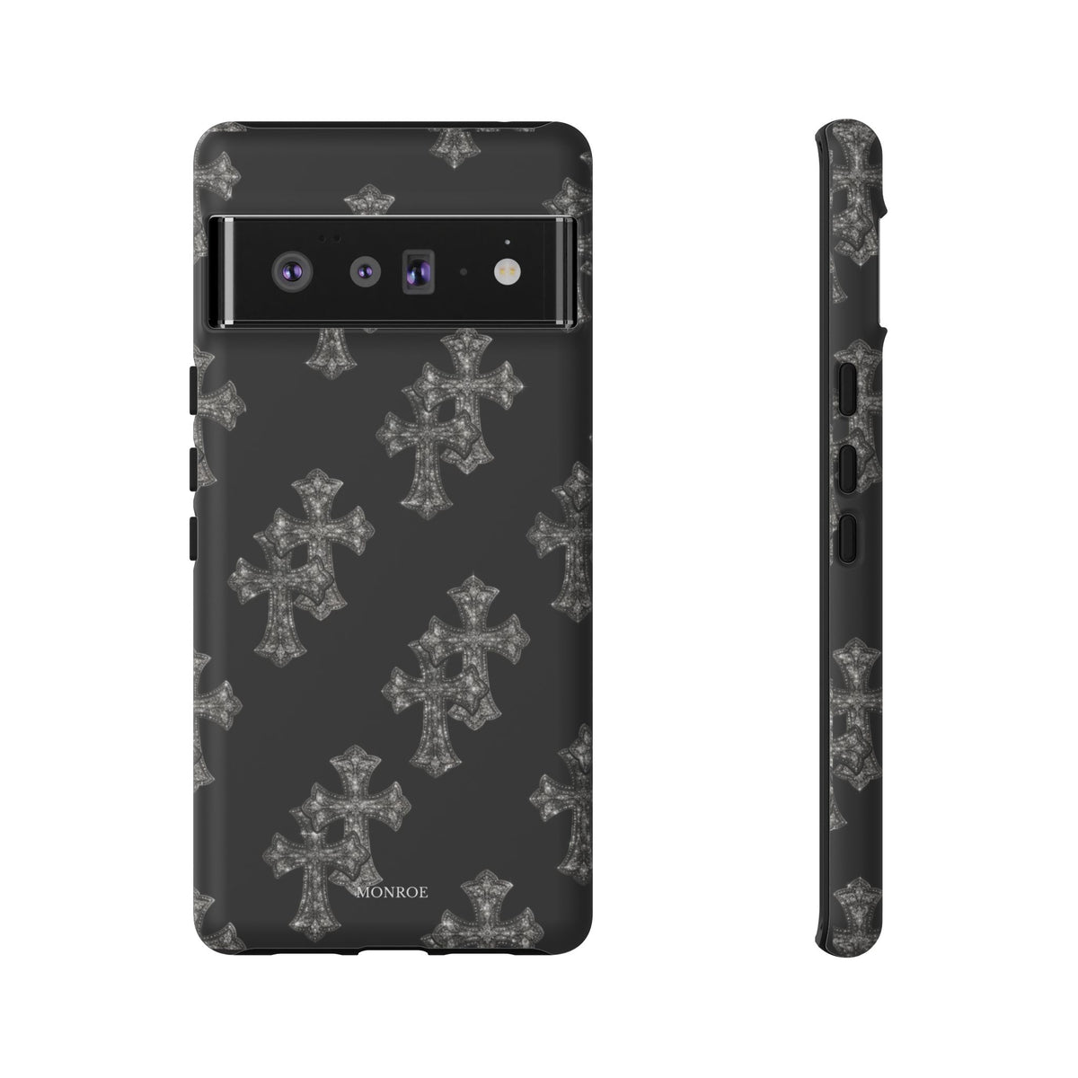 Black Crystal Cross Tough Case