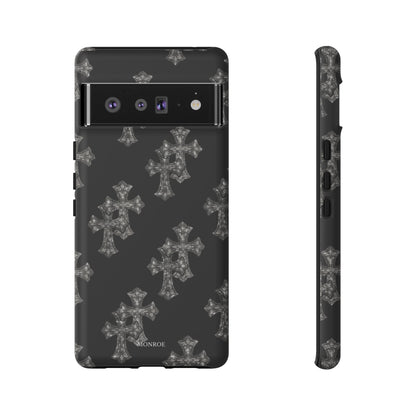 Black Crystal Cross Tough Case