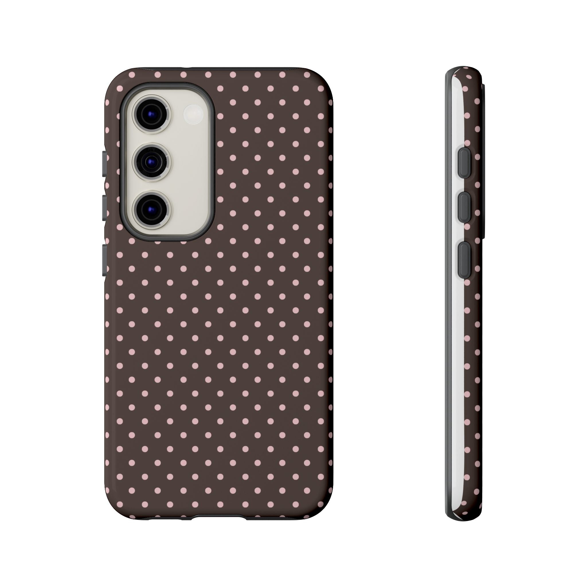 Brown Polka Phone Case
