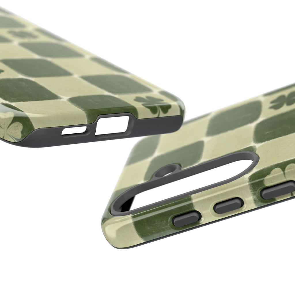 Clover Checker Tough Phone Case