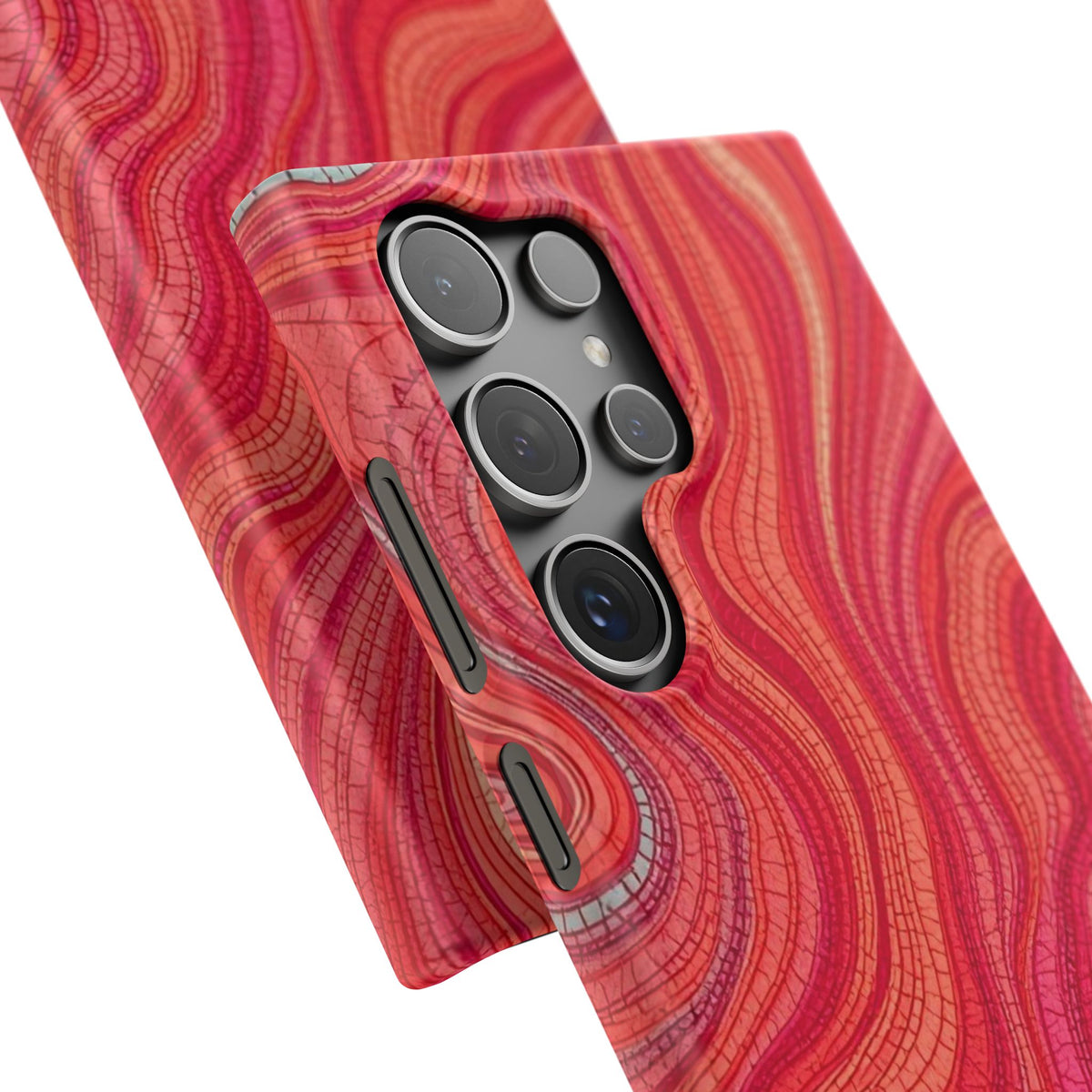 Retro Wavy Red Case