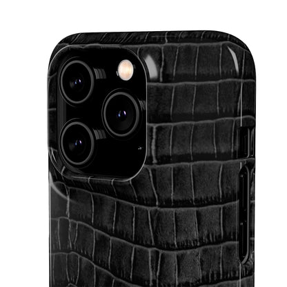 Black Croc Case