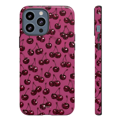 Burgundy Cherries Tough Case