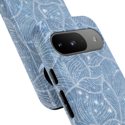 Glacier Blue Floral Tough Case