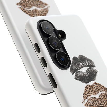 Leopard Glam Lip Tough Case