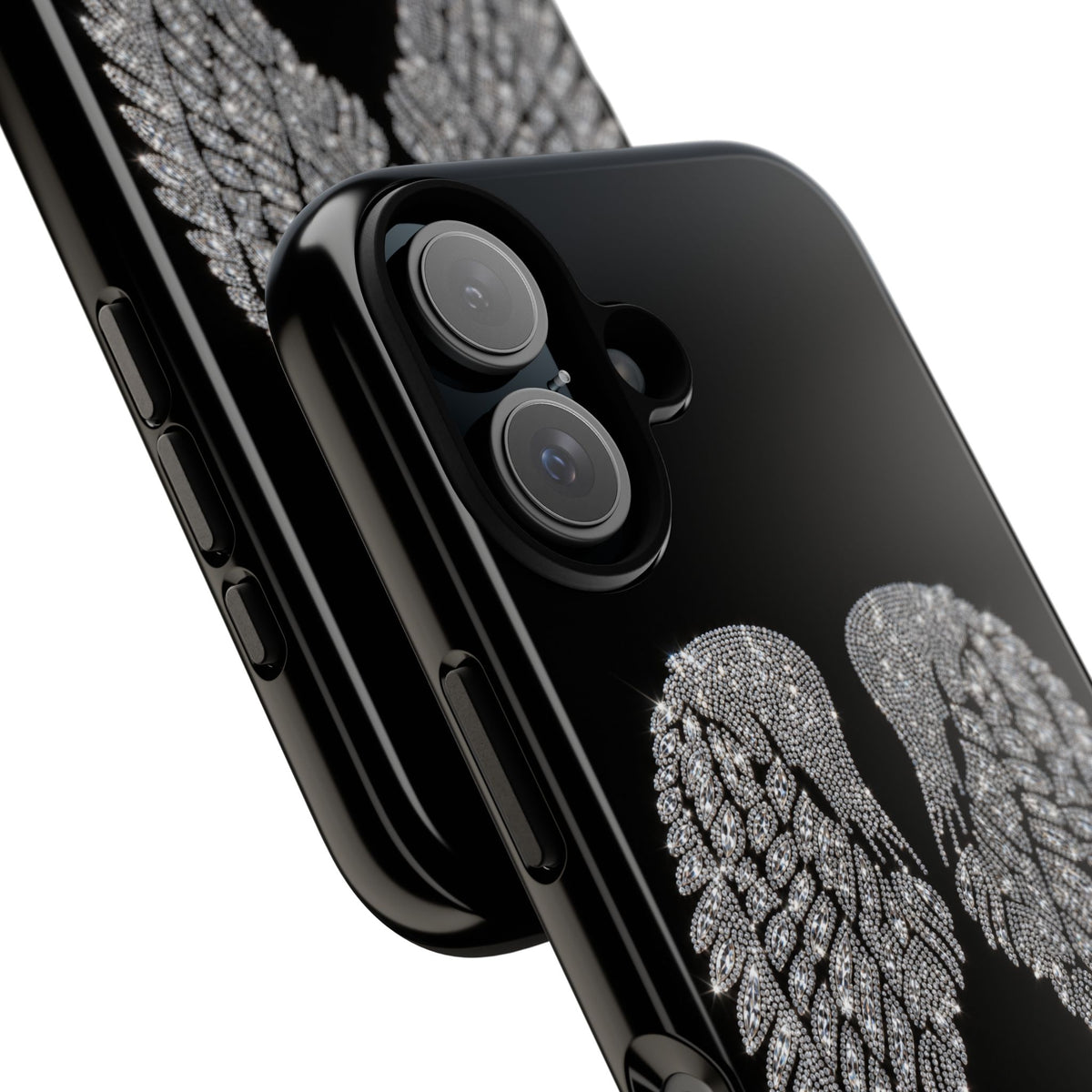 Silver Angel Wings Tough Case