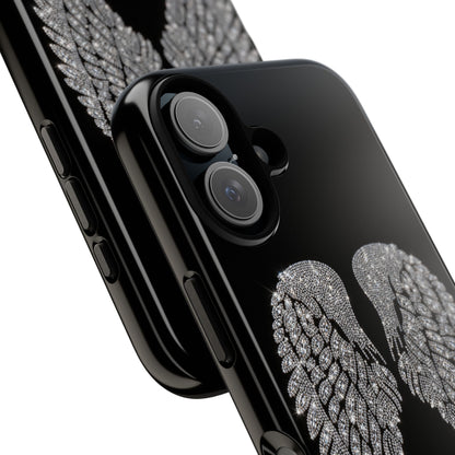 Silver Angel Wings Tough Case
