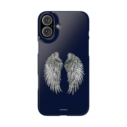 Navy Angel Wings Case
