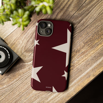 Burgundy Stars Tough Case
