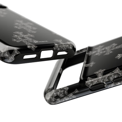 Black Crystal Cross Tough Case