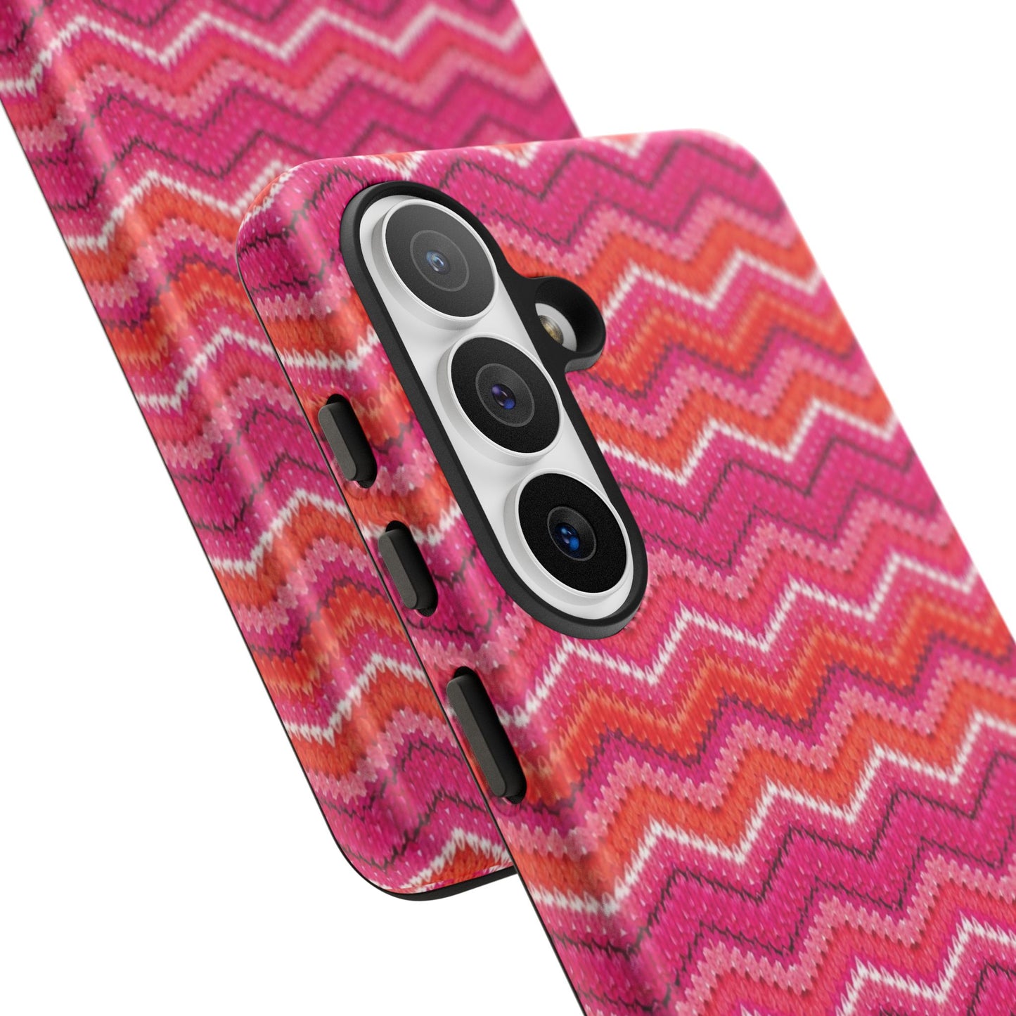 Pink Zigzag Tough Case