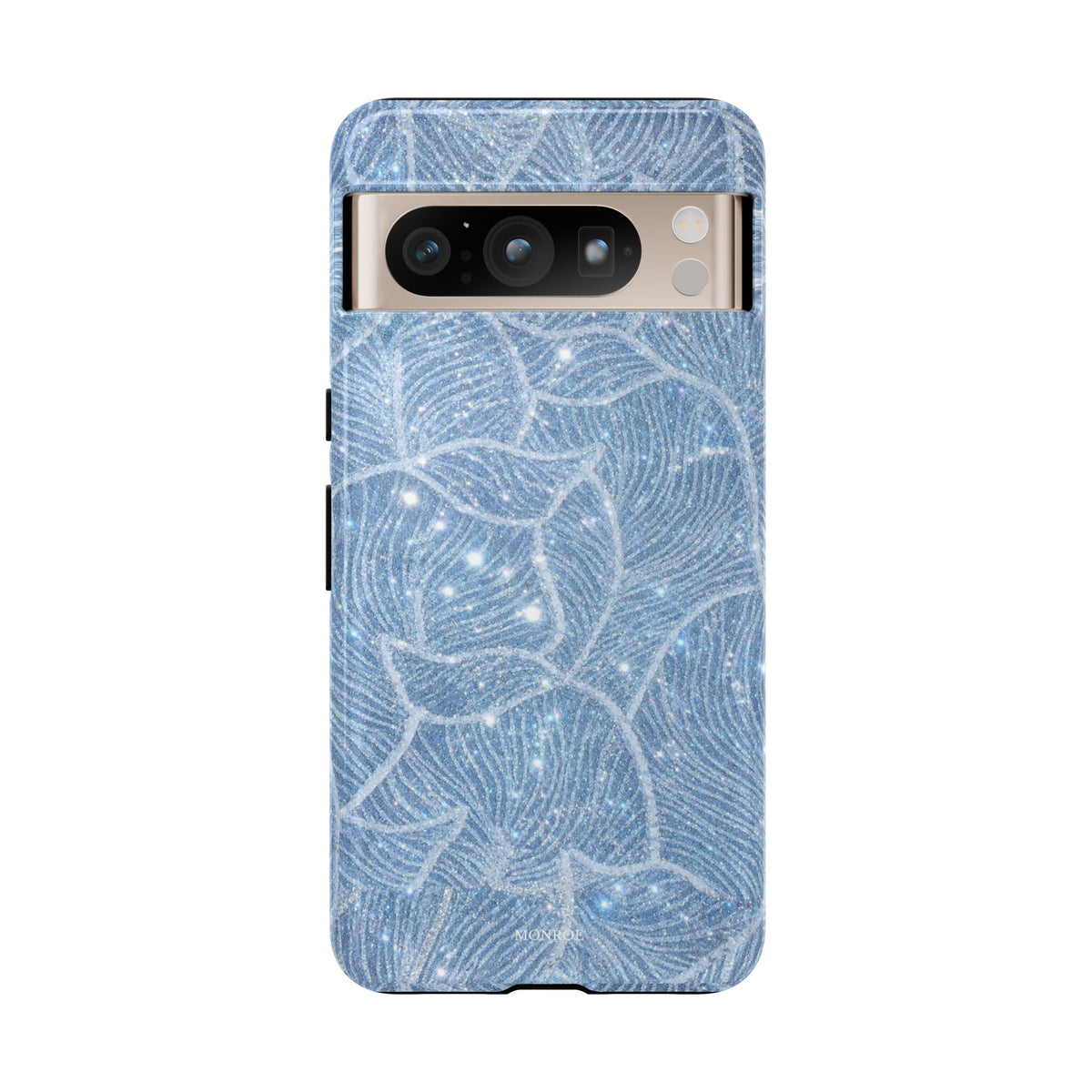 Glacier Blue Floral Tough Case