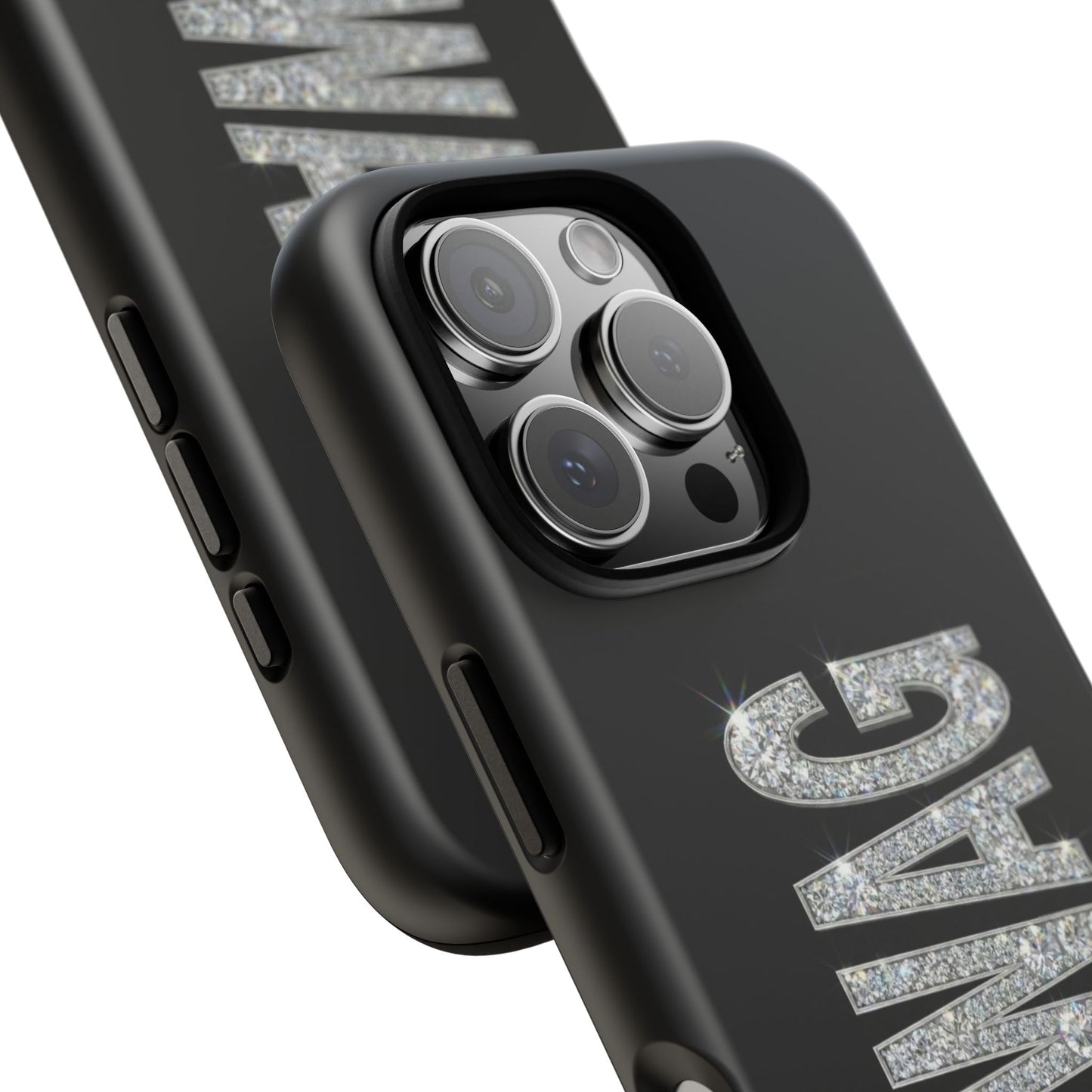 “#SWAG” Black Bling Tough Case