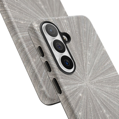 Sparkling Silver Burst Tough Case