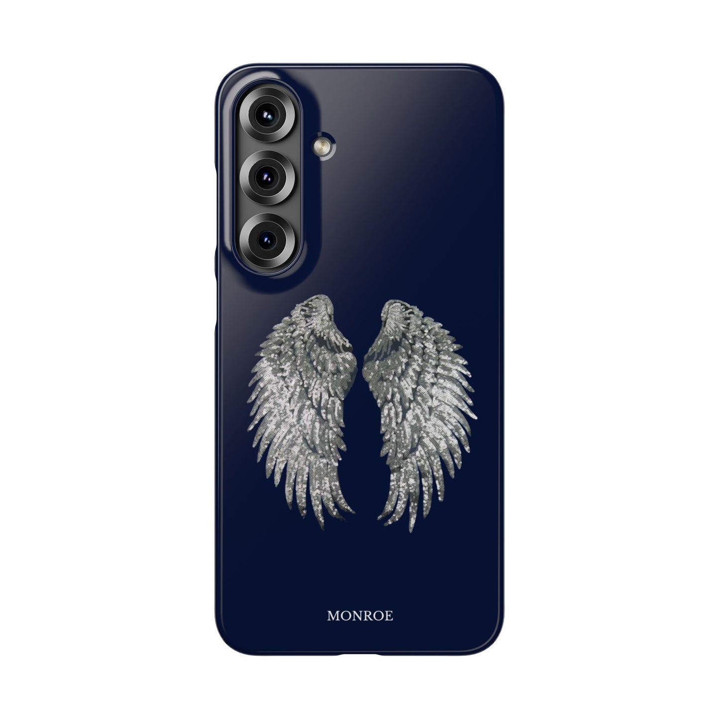 Navy Angel Wings Case