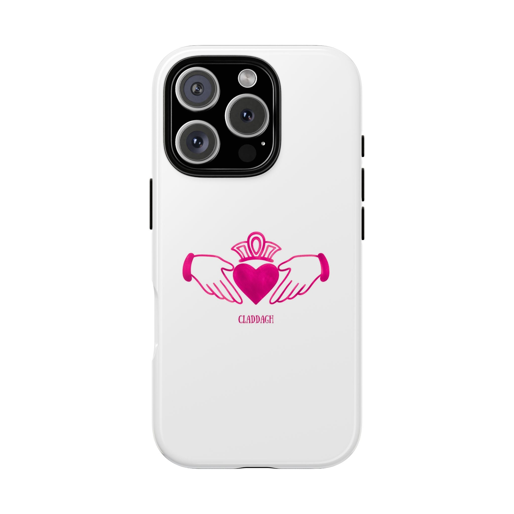 Pink Irish Claddagh Symbol Tough Phone Case