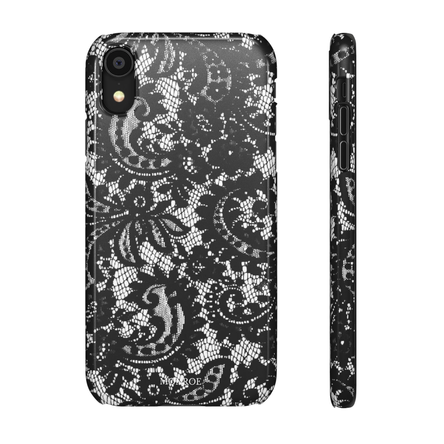 Black Lace Elegant Pattern Case