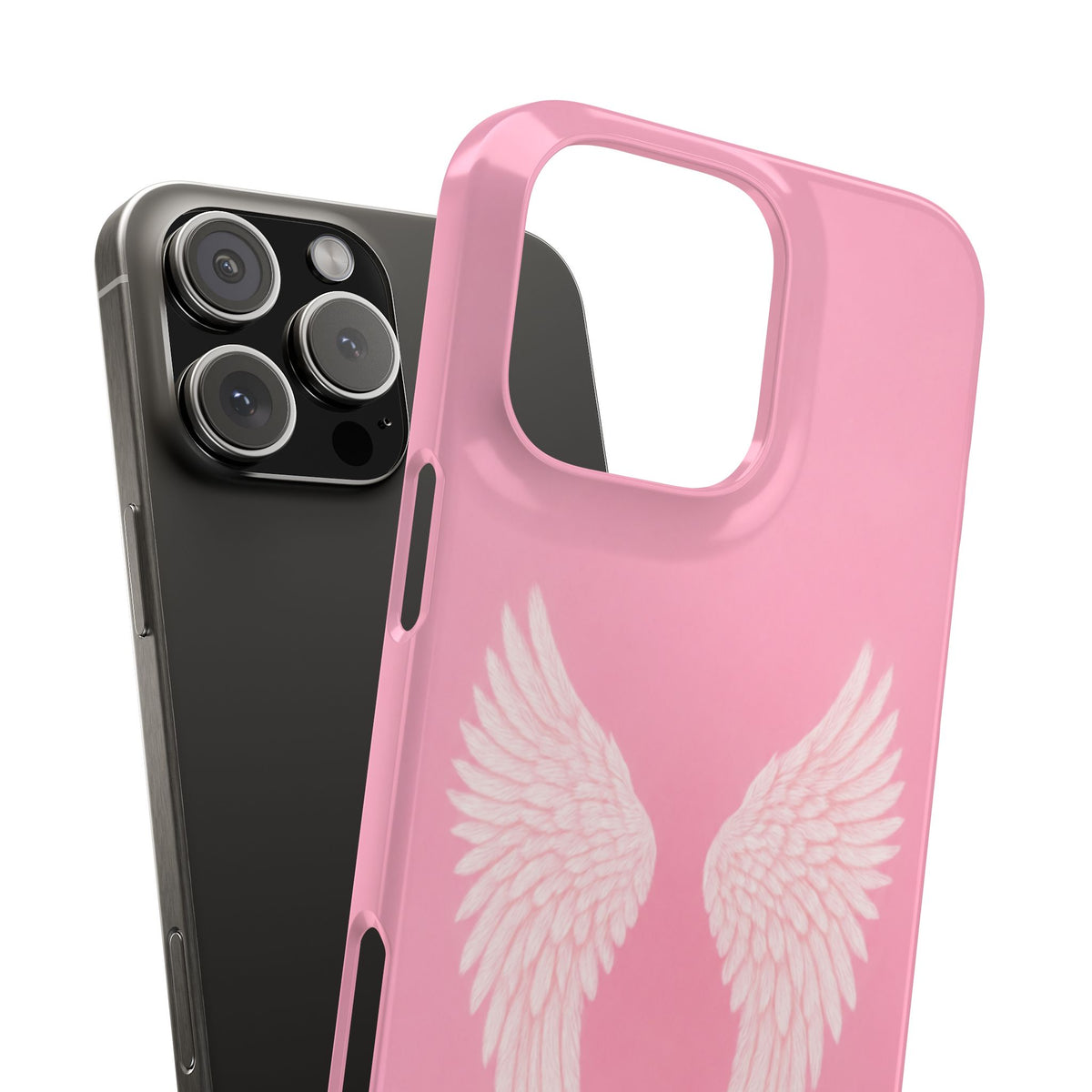 Pink Angel Wings Case