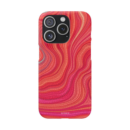 Retro Wavy Red Case