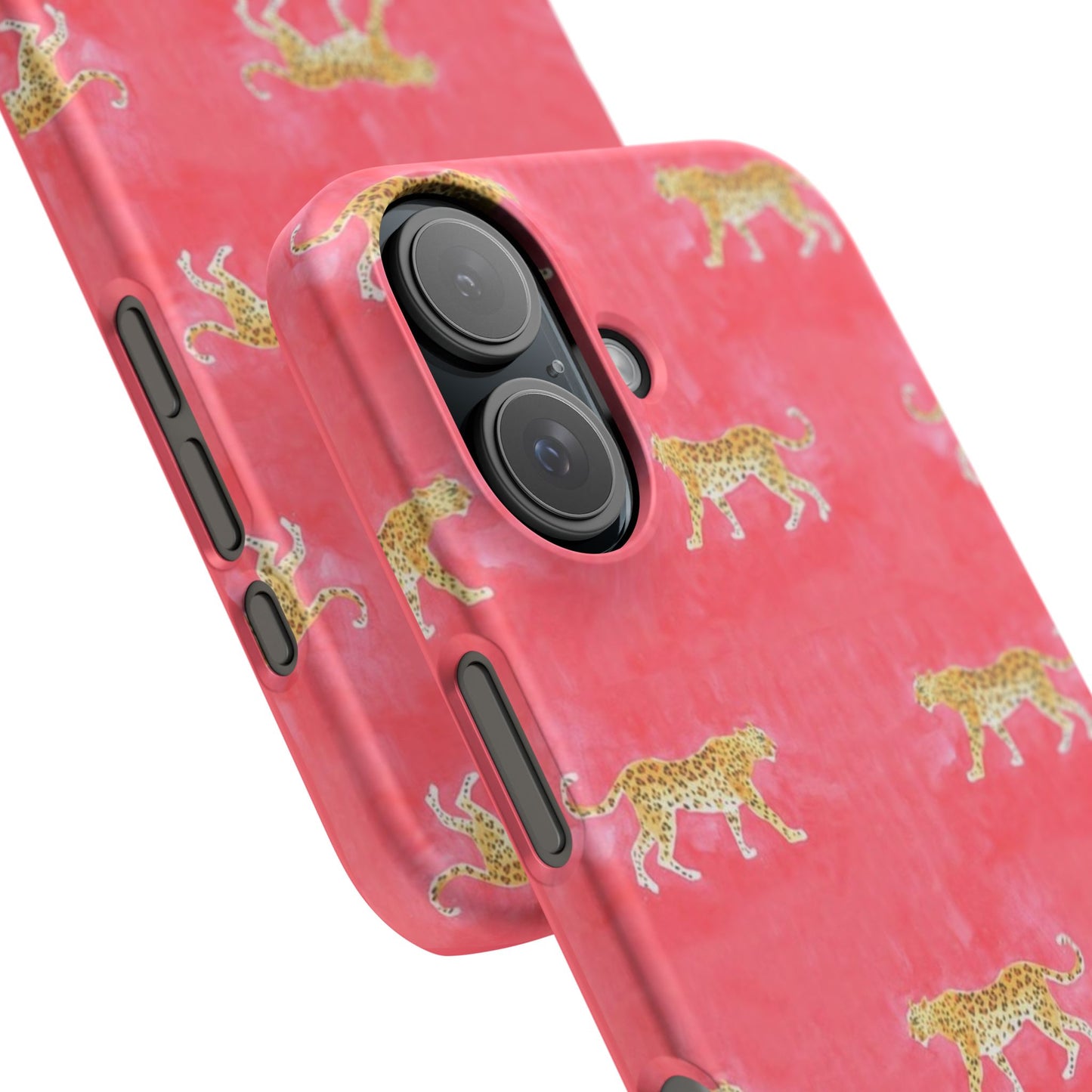 Pink Watercolor Leopard Case