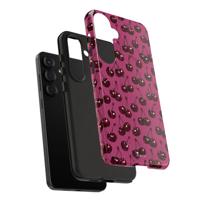 Burgundy Cherries Tough Case