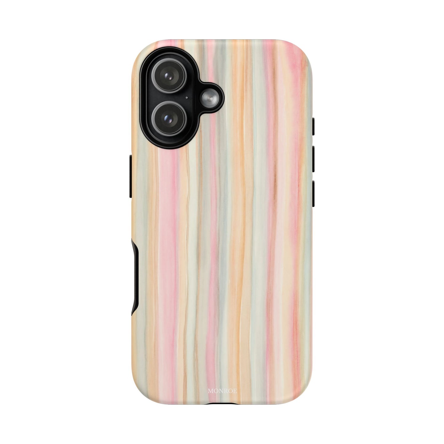 Pastel Watercolor Stripe Tough Case