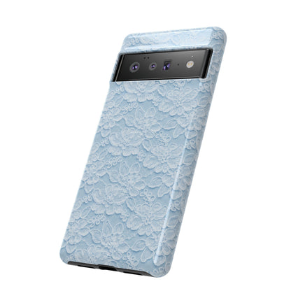 Glacier Blue Lace Tough Case